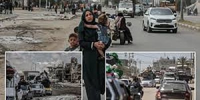 Birleşmiş Milletler'in açıkladığı verilere göre, İsrail'in hedefindeki Gazze Şeridi'nin güneyinde yer alan Refah'tan son 2 haftada 810 binden fazla Filistinlinin ayrılmak zorunda kaldı.