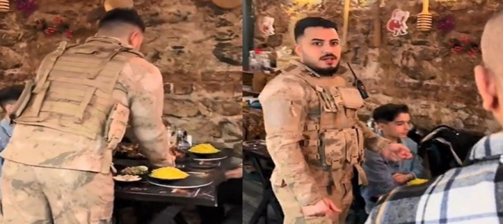 Beyoğlu'nda askeri üniforma ile servis yapılan restoranda 3 kişi gözaltına alındı