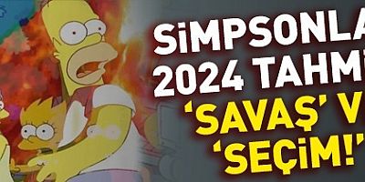Simpsonlar 2024 yılı için hangi tahminlerde bulundu? Olay yaratacak ‘Seçim’ ve ‘Savaş’ sahneleri…